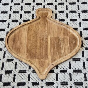 Wooden Ornament Serving Board (Food Grade) & Gnome Garland Set